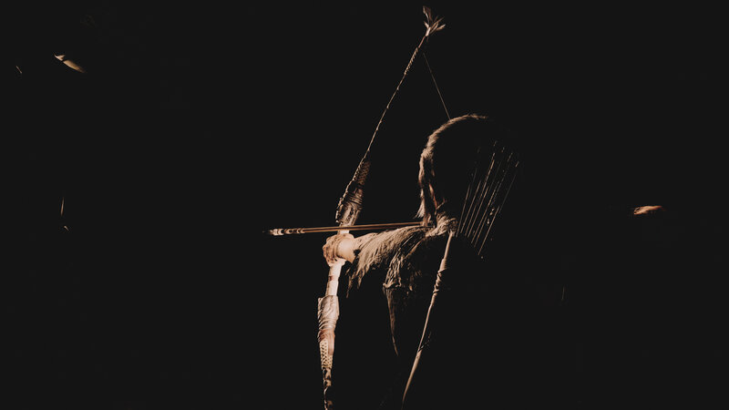 Archer with Bow — Black