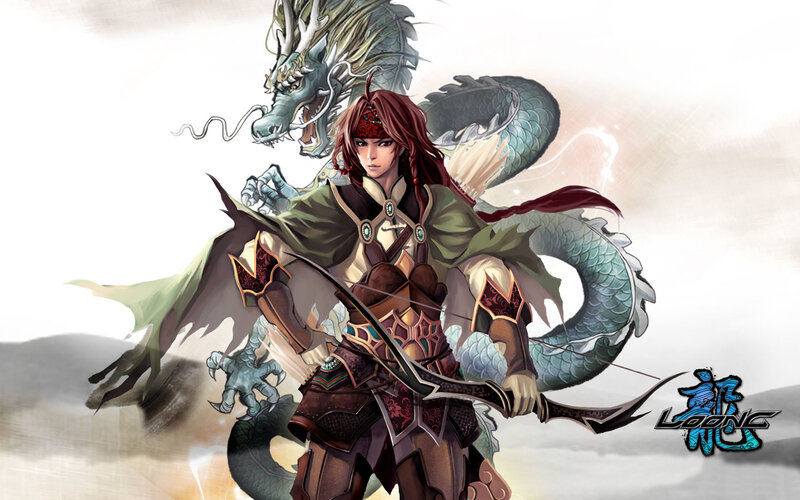 archer with dragon companion