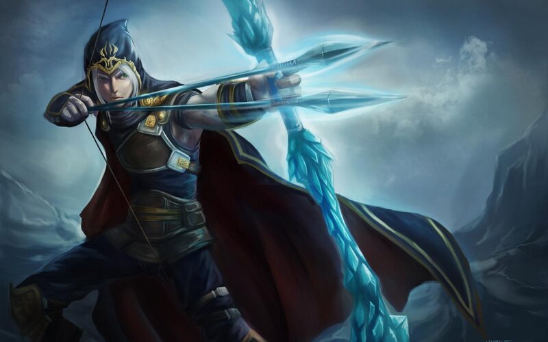 Archer with Ice Bow — Blue