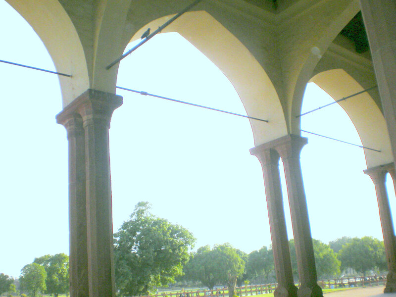Arches in a park