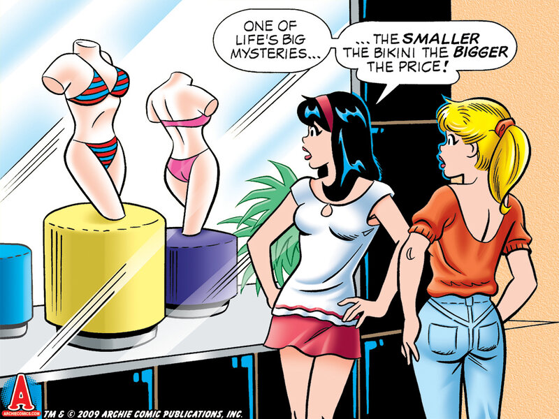 Archie comic bikini scene