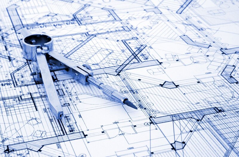 Architectural Blueprint — Blue, Technical