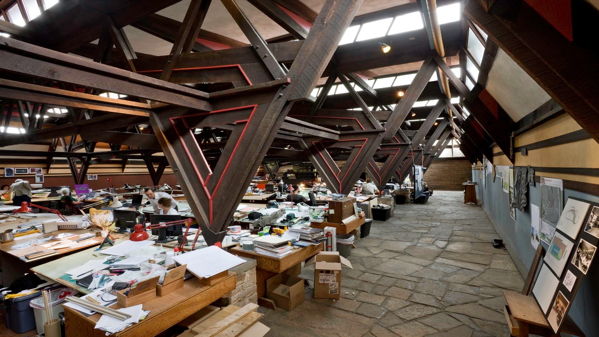 architectural studio workspace