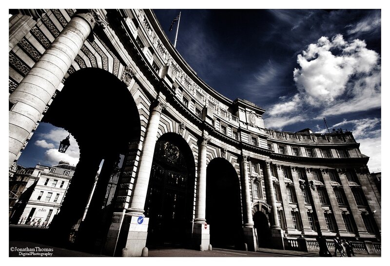 Architectural view of Admiralty Arch
