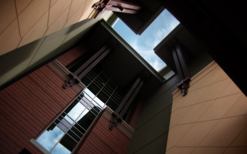 architectural view of building interior
