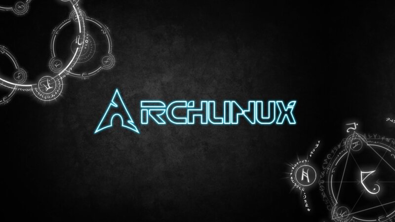 Archlinux Logo — Black, Technological