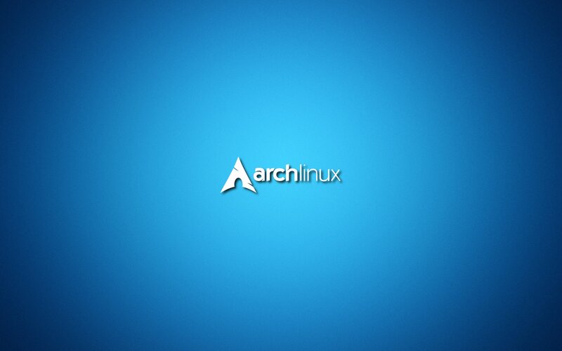 Archlinux Logo — Blue, Calm