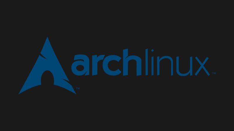 Archlinux Logo — Blue, Minimalist
