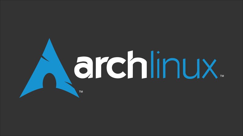 Archlinux Logo — Blue, Neutral, Vector Art