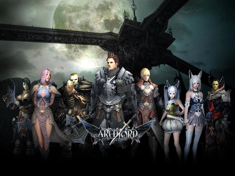 Archlord game character lineup