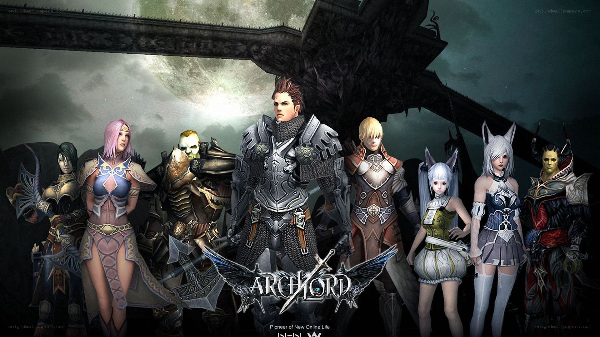 Archlord game character lineup