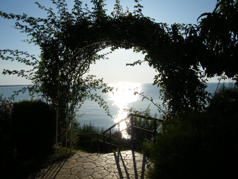Archway Overlooking Sea