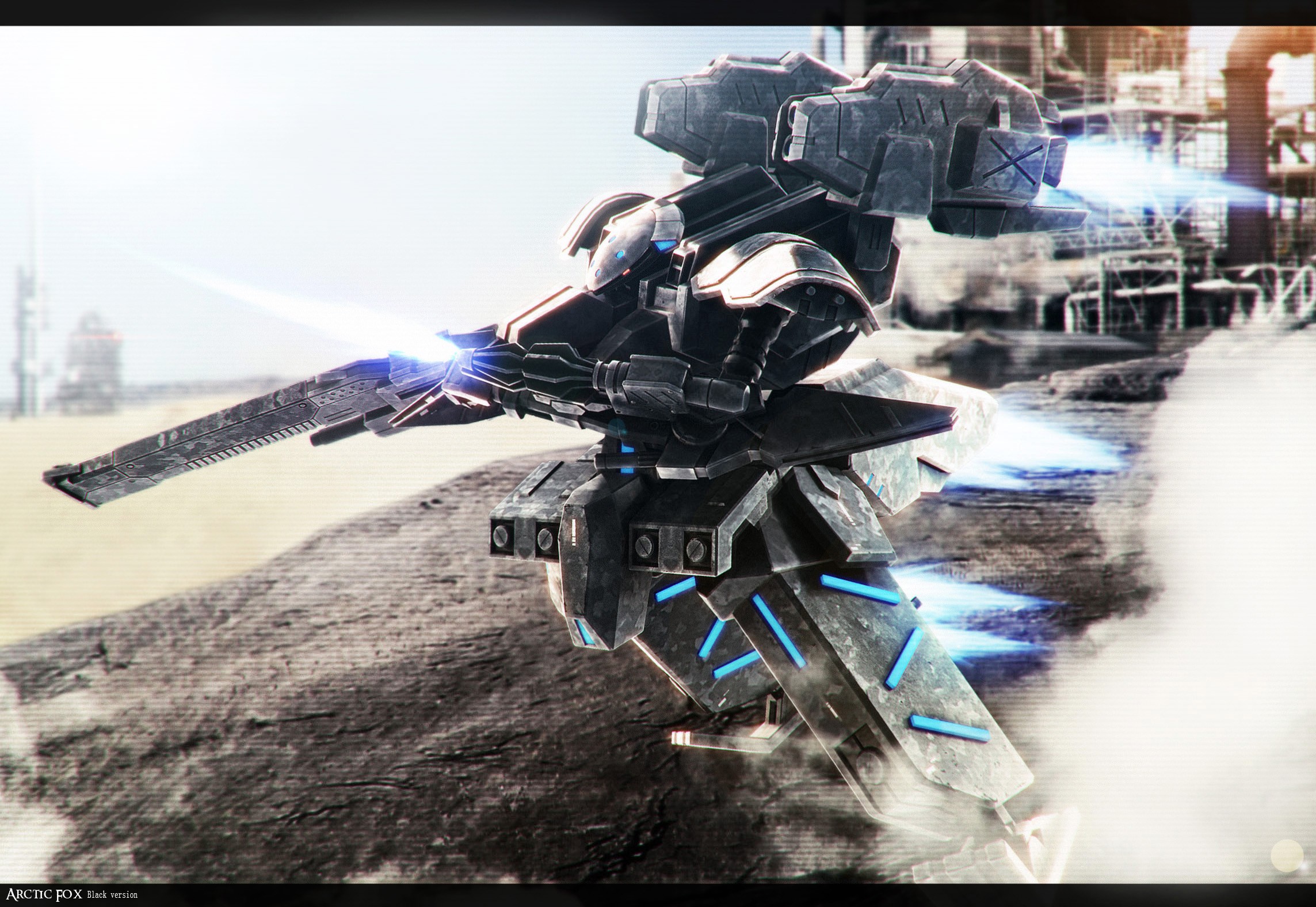 Arctic Fox mech in action
