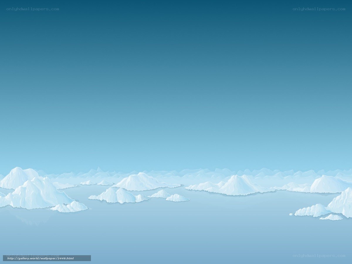 arctic icebergs landscape