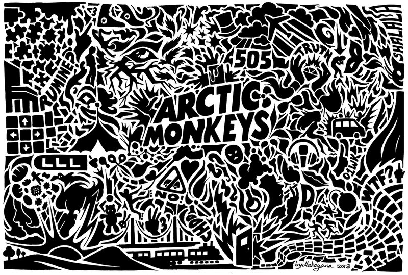 Arctic Monkeys Band Art