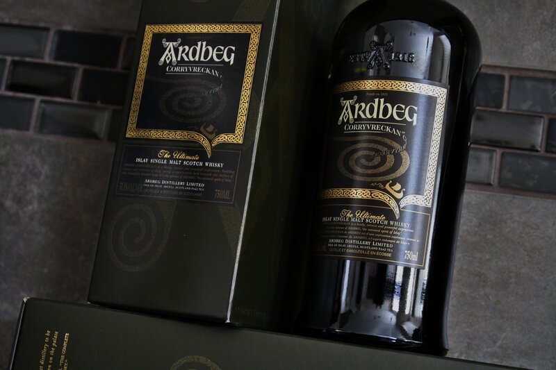 Ardbeg Whisky Bottle — Black