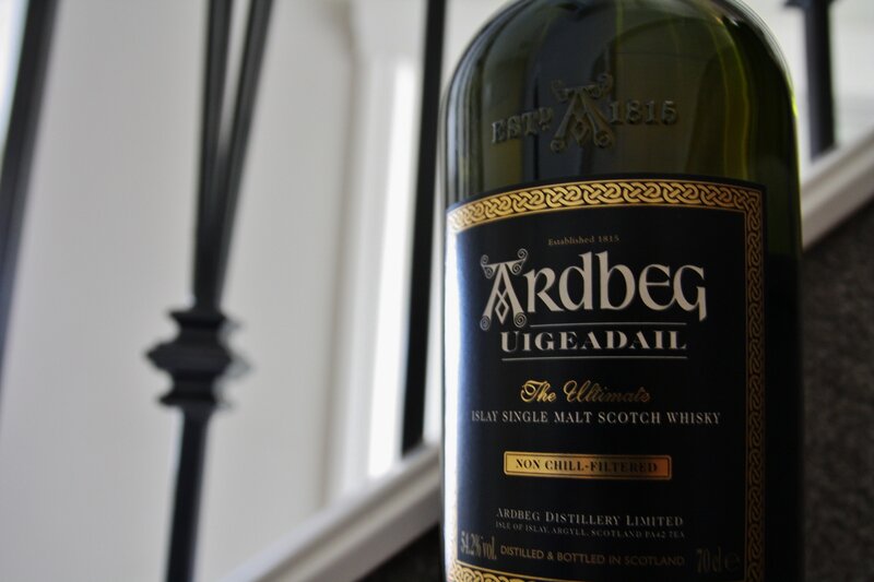 Ardbeg whisky bottle