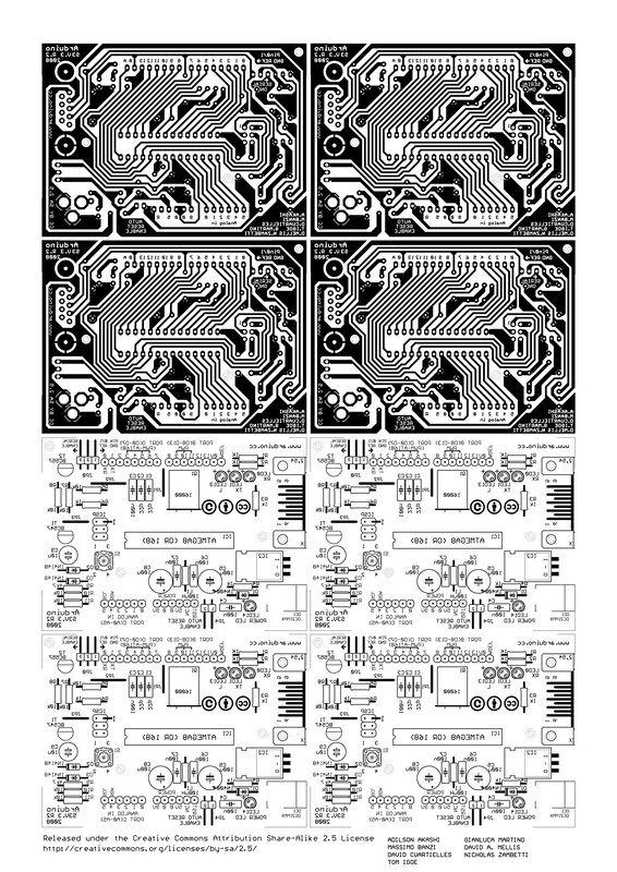 Arduino PCB layout and schematic
