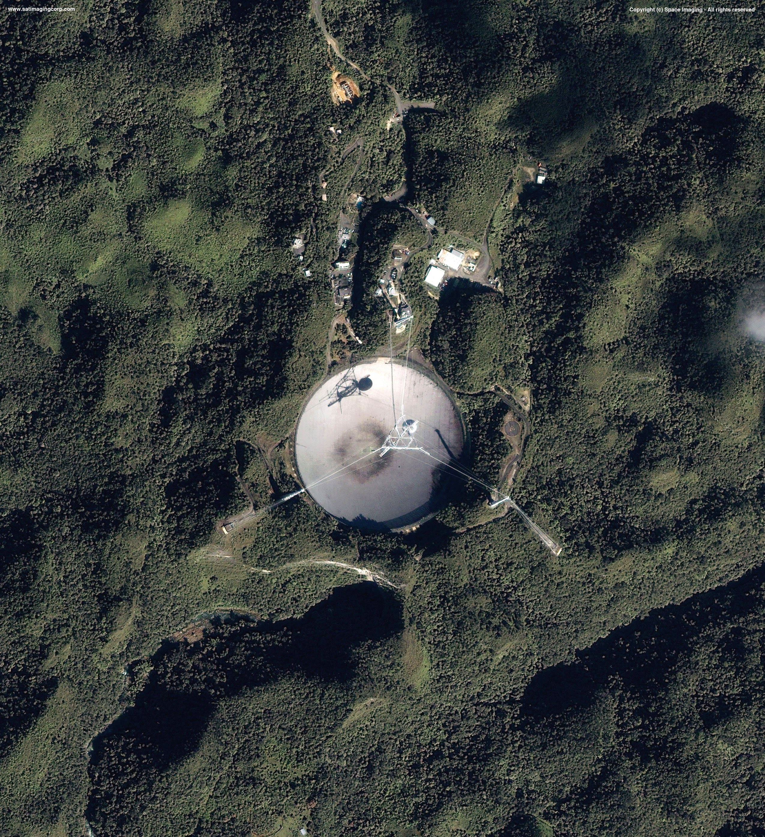Arecibo Observatory from space