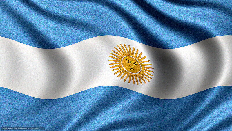 Argentine Flag — Blue, Patriotic, Photograph