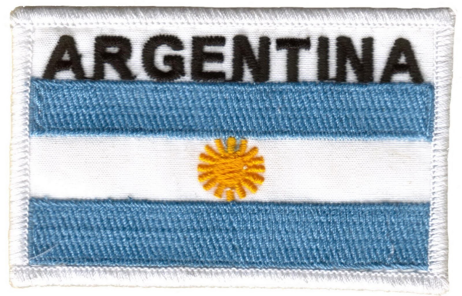 Argentine flag patch
