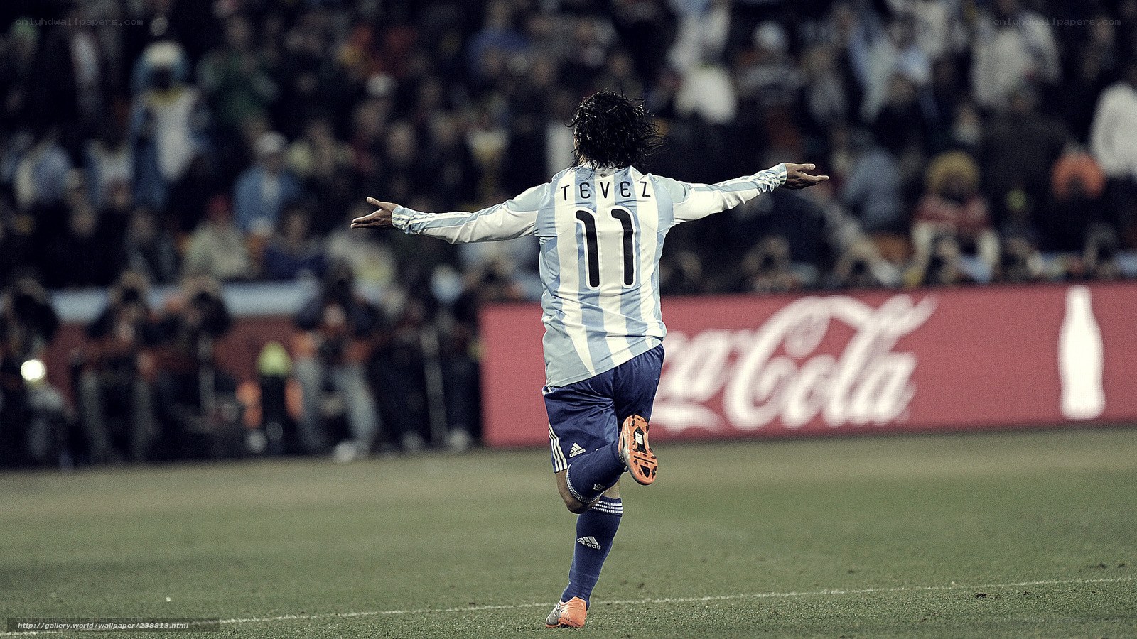 Argentine football player celebrating