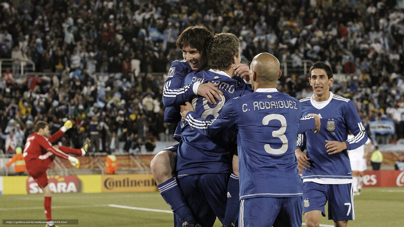 Argentine Soccer Players — Blue