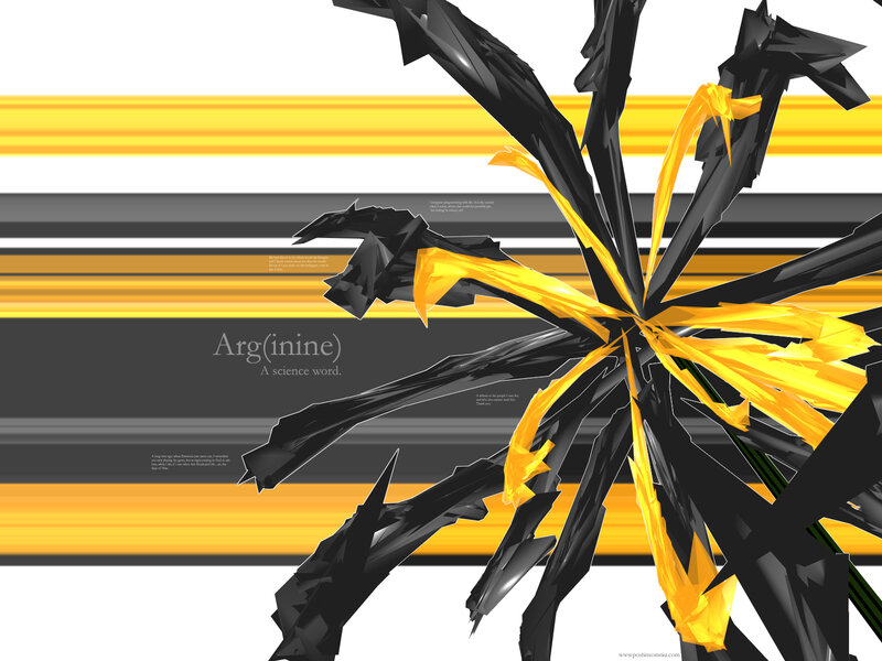 Arginine science word art