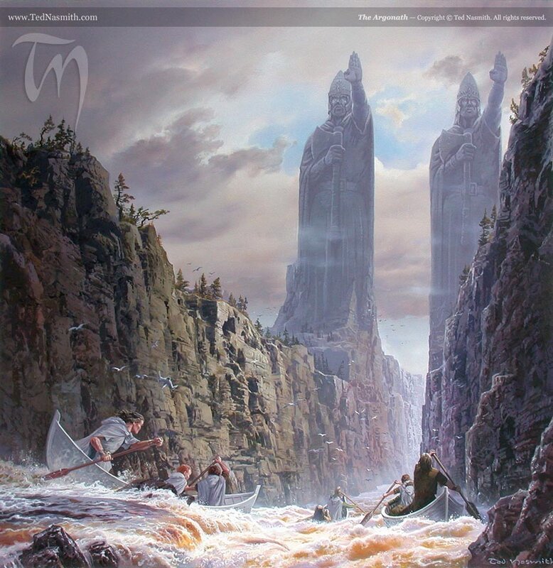 Argonath and river crossing