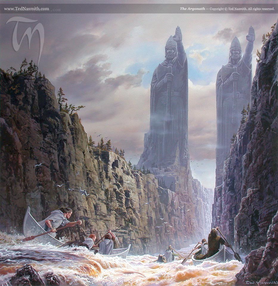 Argonath and river crossing