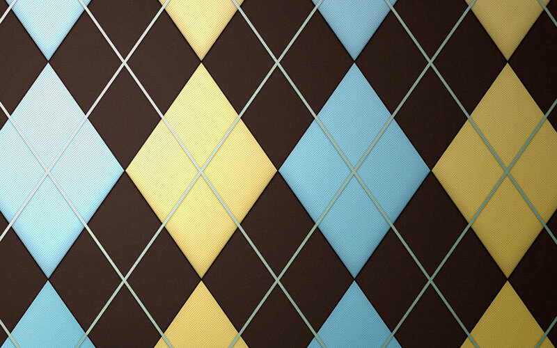 Argyle Pattern — Brown, Geometric