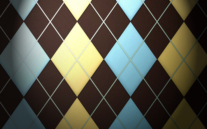 Argyle Pattern — Brown