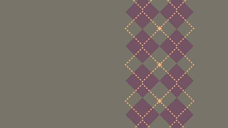 argyle pattern on gray background