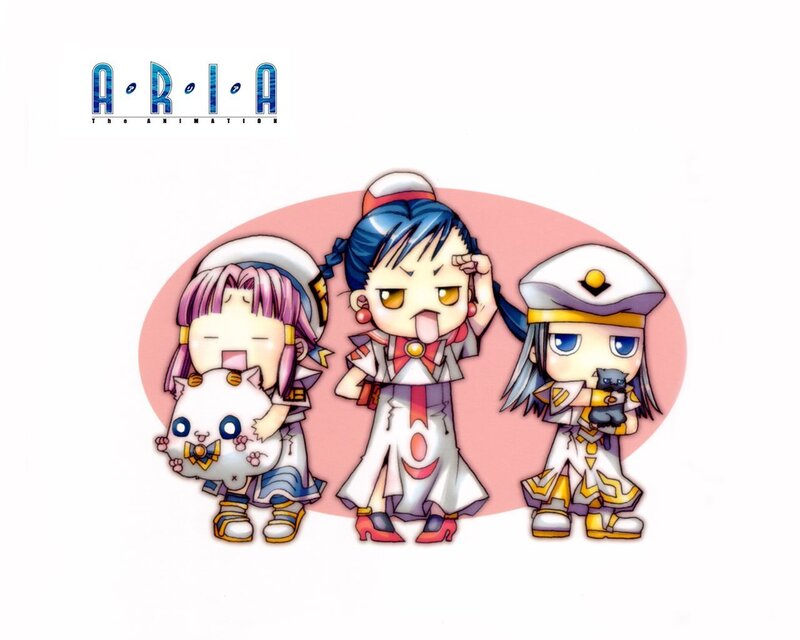 Aria the Animation chibi characters