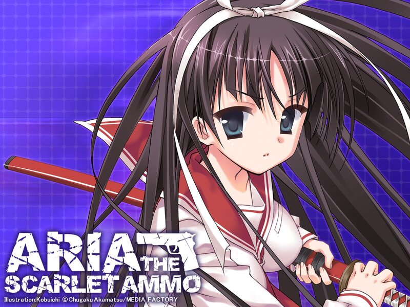 Aria the Scarlet Ammo anime art