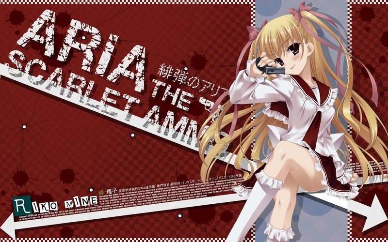 Aria the Scarlet Ammo anime art