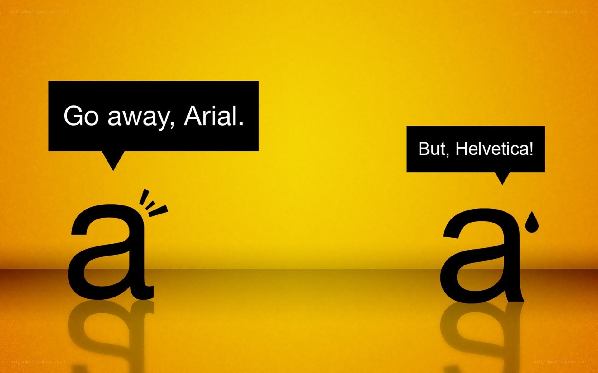Arial vs Helvetica font comparison
