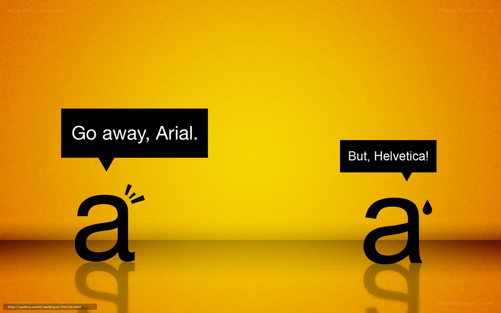 Arial vs Helvetica font comparison