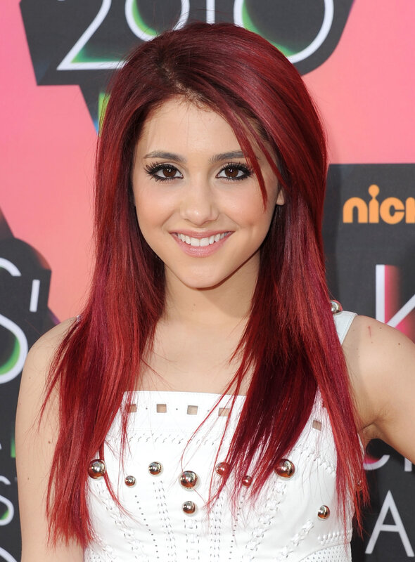 Ariana Grande at an awards show