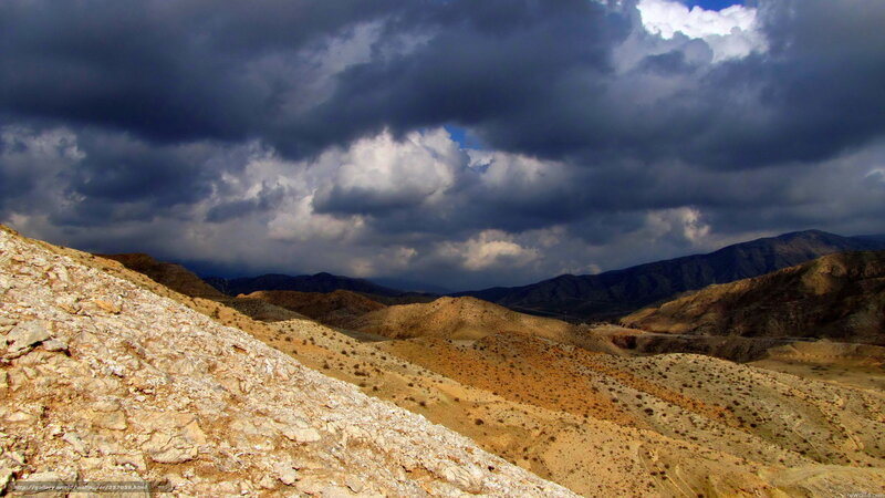 Arid Mountain Landscape — Brown