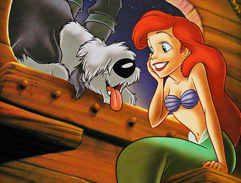 Ariel and a Dog