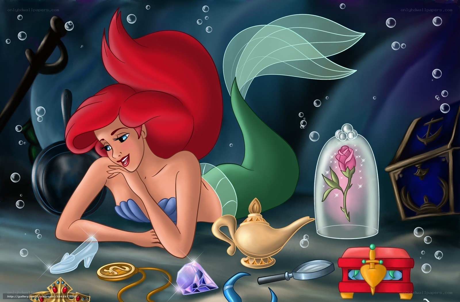 Ariel and her treasures