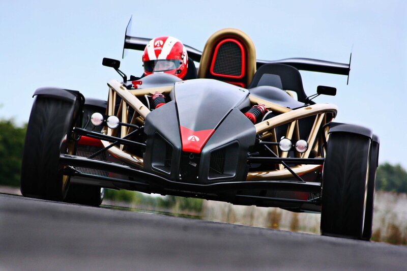 Ariel Atom race car on track