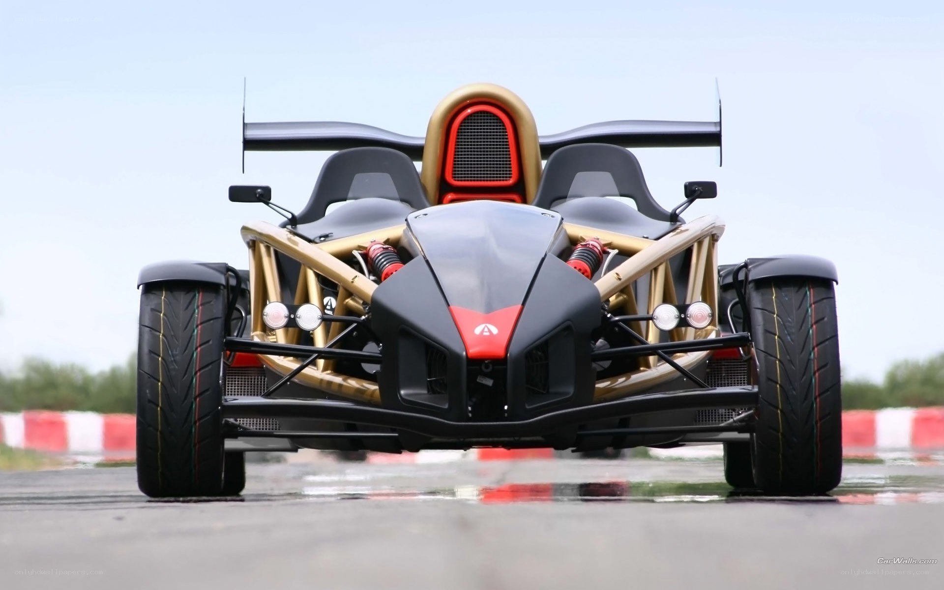 Ariel Atom race car on track