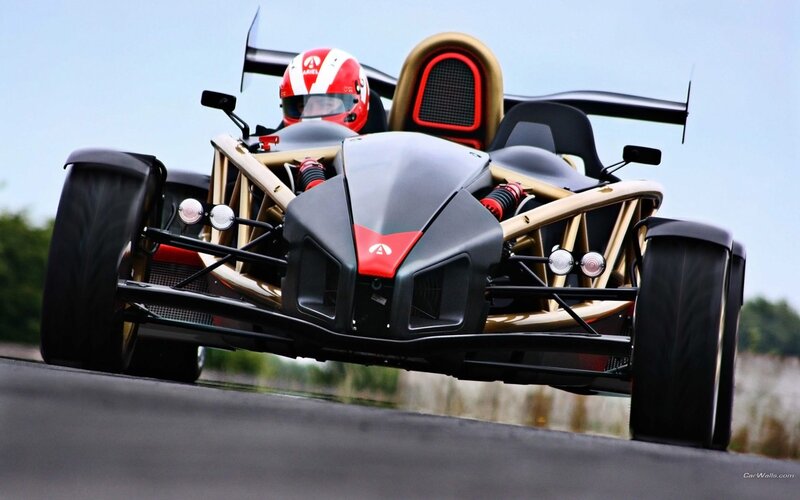 Ariel Atom race car on track