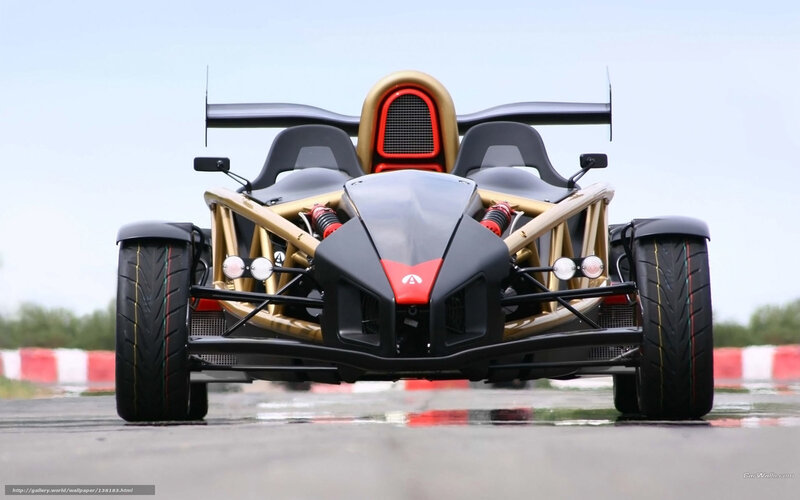 Ariel Atom race car on track