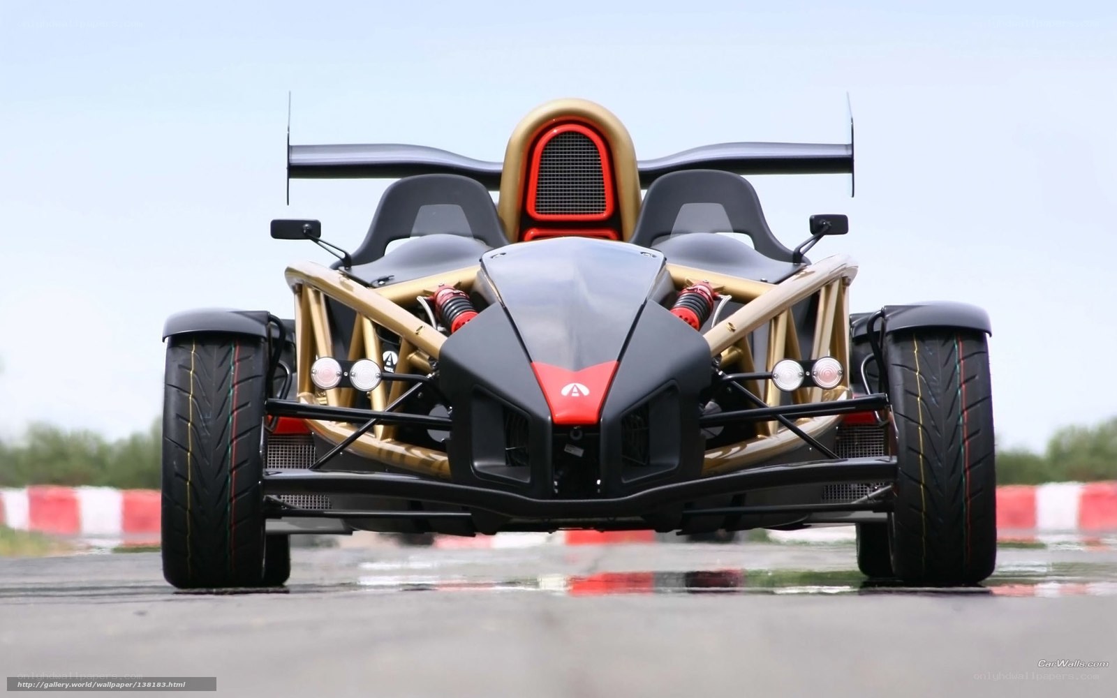 Ariel Atom race car on track