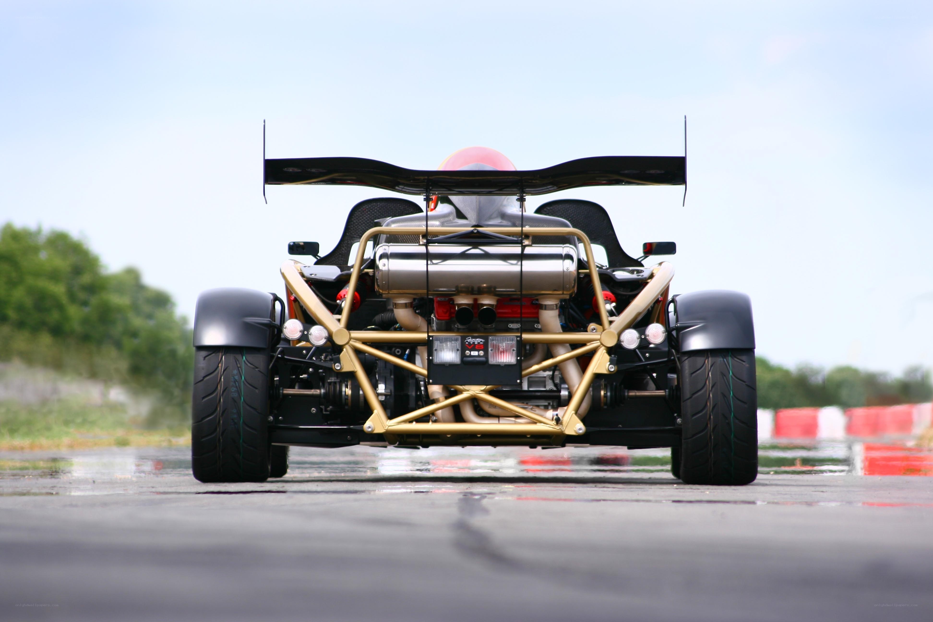 Ariel Atom race car rear view
