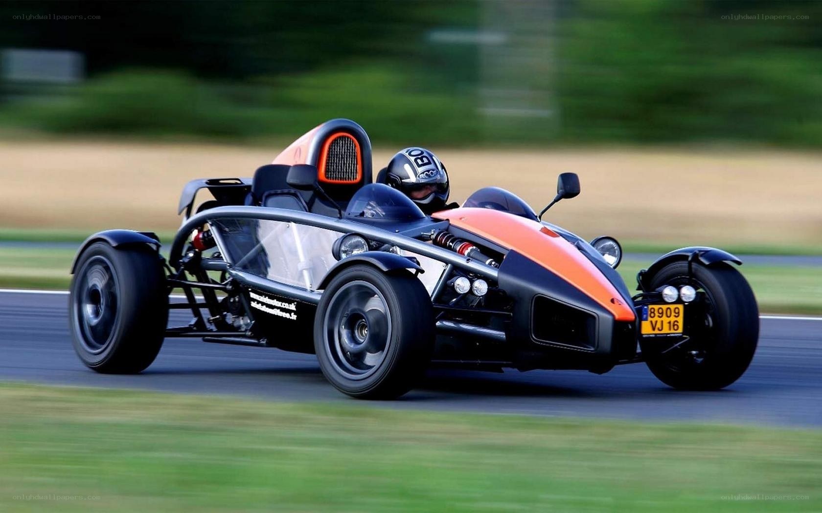 Ariel Atom racing on track