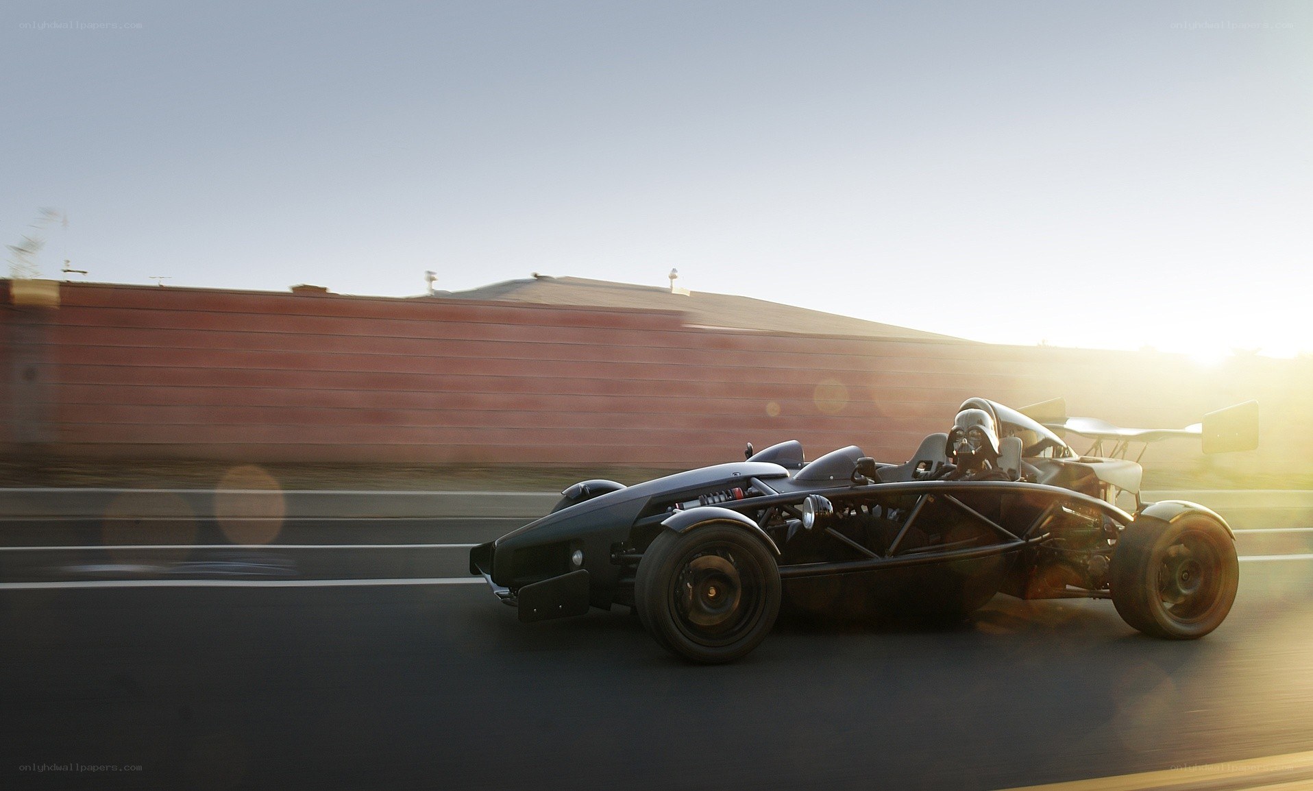 Ariel Atom racing on track